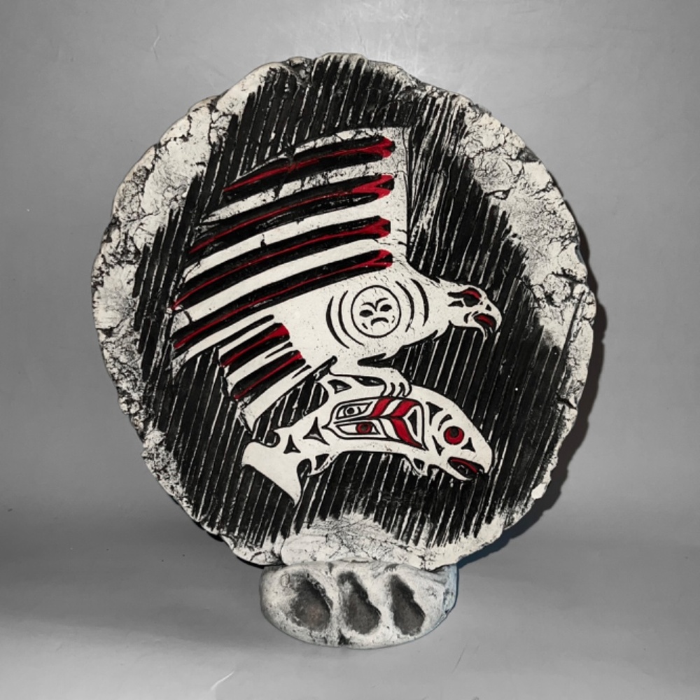 Southwestern "Shapes of Clay" Eagle Plaque and Sand